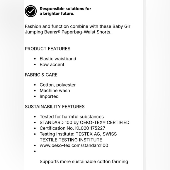 Baby Girl shorts - Picture 4 of 4